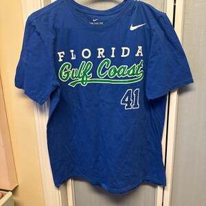 Nike Florida Gulf Coast Eagles #41 Royal Blue Graphic T-Shirt